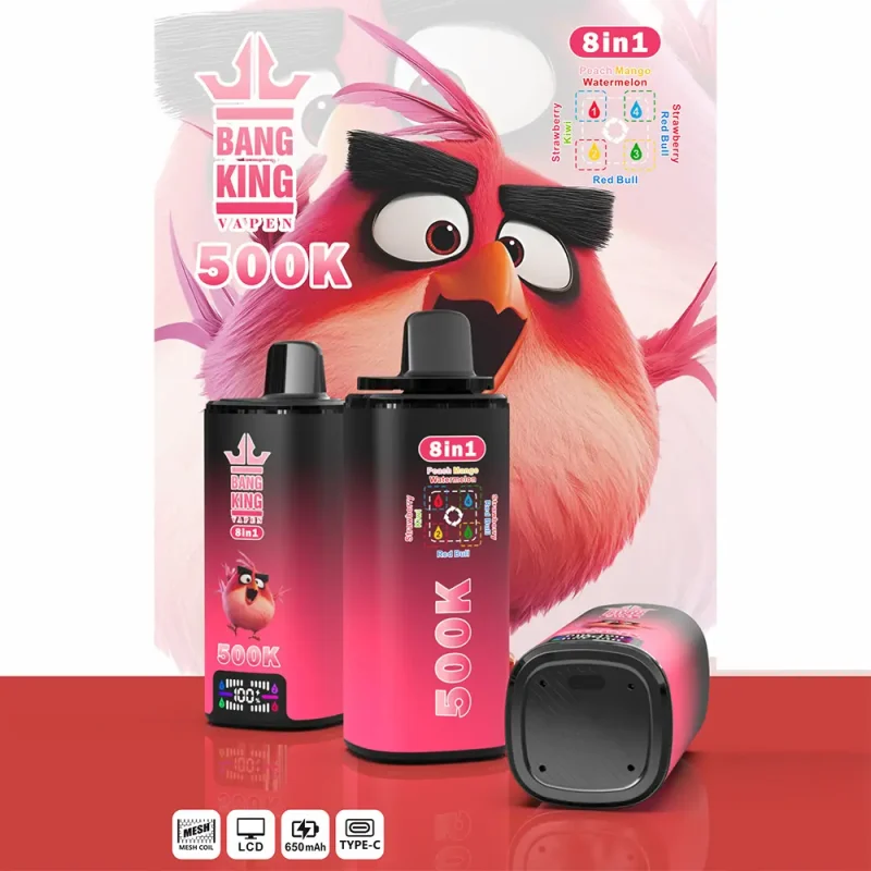 Bang King 500K – 500000 Puffar 8-i-1 Flavors Vape-peach-mango-watermelon-red-bull-strawberry-red-bull-strawberry-kiwi.jpg