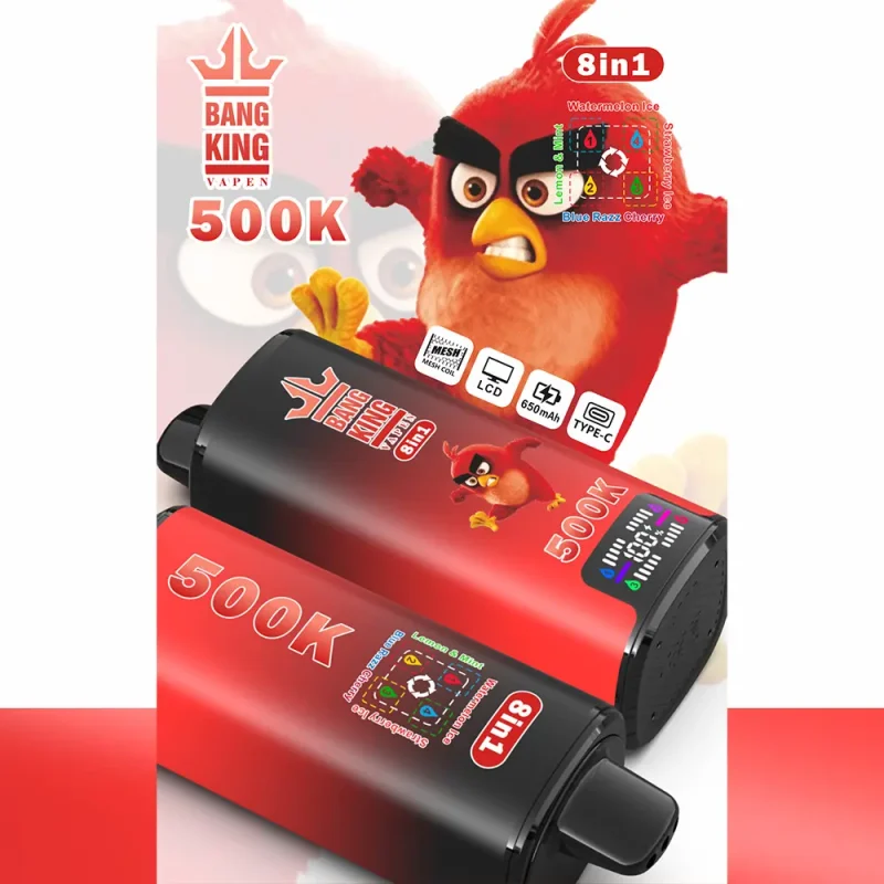 Bang King 500K – 500000 Puffar 8-i-1 Flavors Vape-watermelon-ice-lemon-mint-strawberry-ice-blue-razz-cherry.jpg