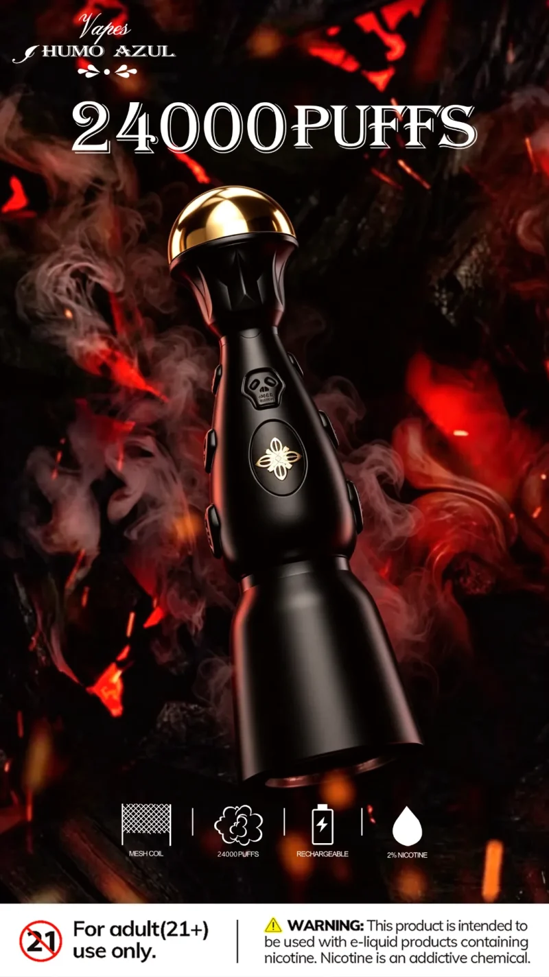 HUMO AZUL Dark Night Edition 24k Dark Vape (6)