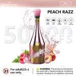 Solaris Champagne 50K Engångsvape – 50000 Puffar EU Lager - Peach Razz
