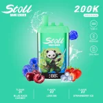 Stoll Bang Leader 200K 200000 Puffs 3 Flavor Vape - Blue Razz Cherry Love 666 Strawberry Ice
