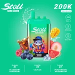 Stoll Bang Leader 200K 200000 Puffs 3 Flavor Vape - Blueberry Raspberry Cola Ice Peach Mango Watermelon