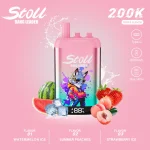Stoll Bang Leader 200K 200000 Puffs 3 Flavor Vape - Watermelon Ice Summer Peaches Strawberry Ice