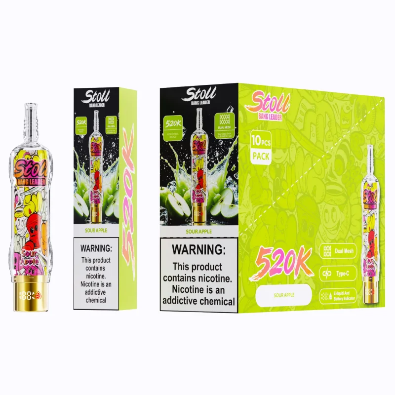 Stoll Bang Leader 520K – 520000 Puffar SeVape - Sour Apple