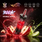 UOR AL Bang 300K – 300000 Puffar Vape MTL & DTL Modes - Double Apple (3)