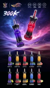 UOR AL Bang 300K – 300000 Puffar Vape MTL & DTL Modes - flavor list