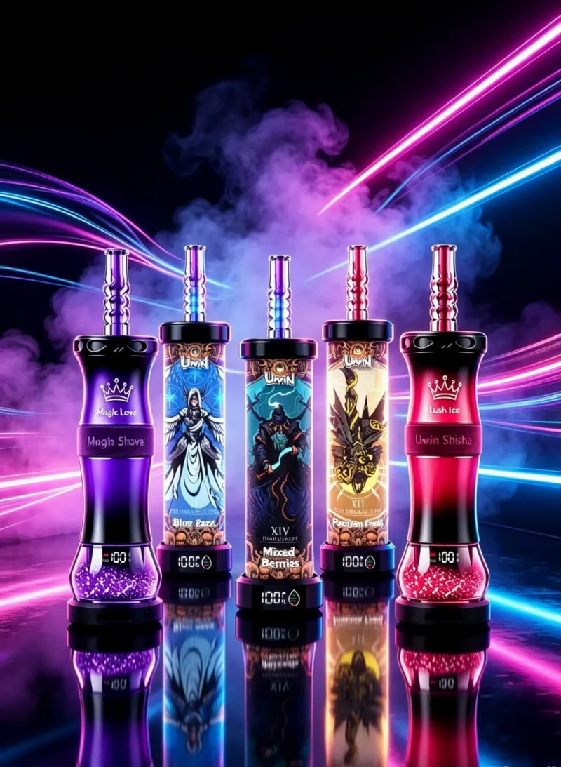 UWIN Shisha 100K – 100000 Puffar Vape - Strawberry Kiwi