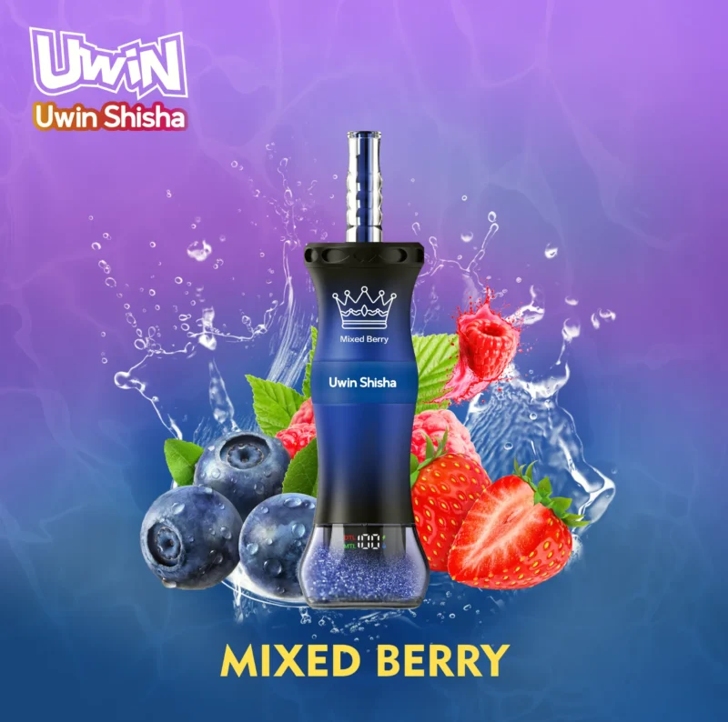 UWIN Shisha 300K 300000 Puffar Engångsvape - Mixed Berry (2)