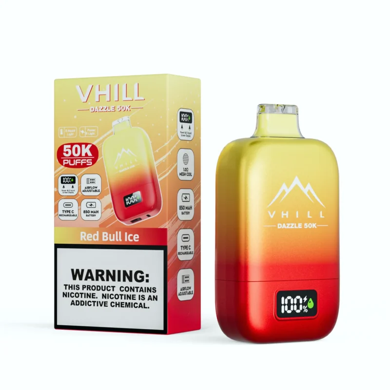 VHILL DAZZLE 50K 50000 Puffar Engångsvape - Reb Bull ice