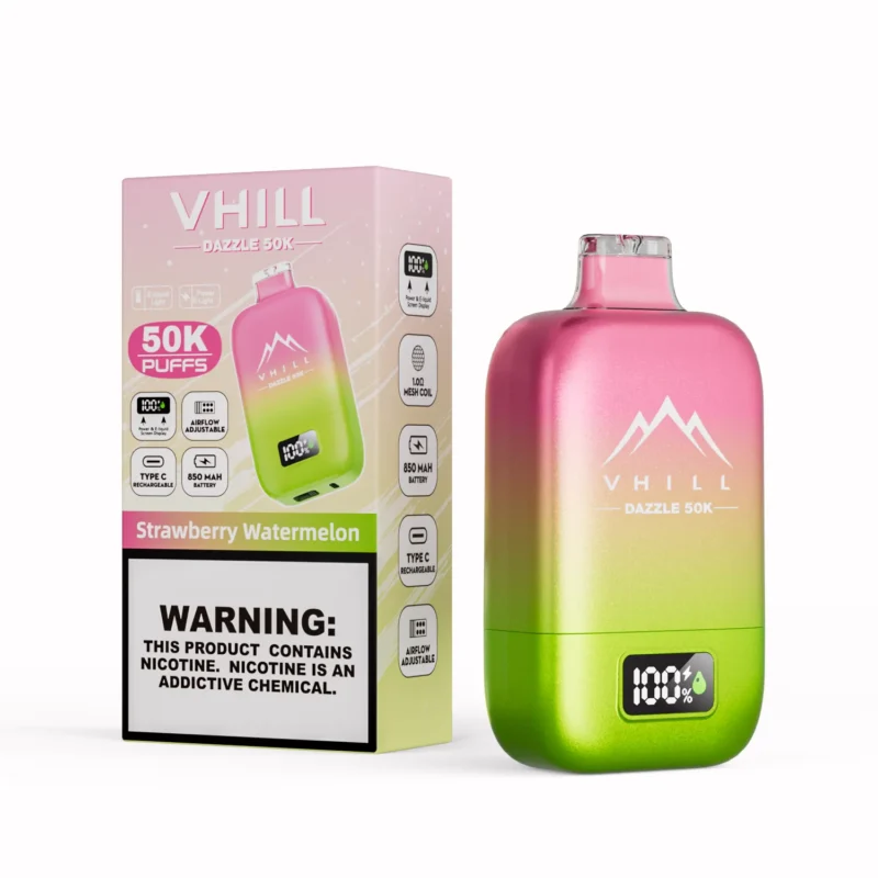 VHILL DAZZLE 50K 50000 Puffar Engångsvape - Strawberry watermelon