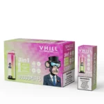 VHILL TRIPLE 90K 90000 Puffar Engångsvape - Grape Ice & Strawberry Candy & Strawberry Raspberry Cherry
