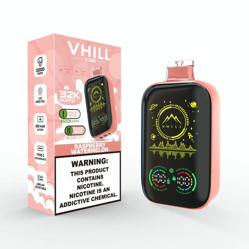 VHILL V32K 32000 Puffar Engångsvape - Rasberry Watermelon