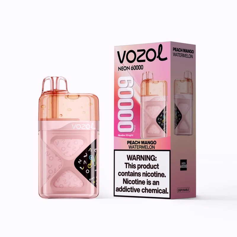 VOZOL Neon 60000 60k Puffar- Peach Mango Watermelon (2)