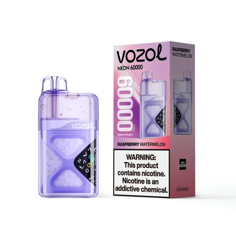VOZOL Neon 60000 60k Puffar- Raspberry Watermelon