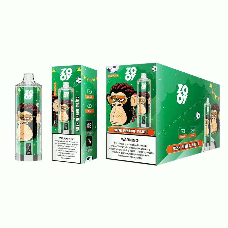 ZOOY Crystal 70k 70000 Puffar Engångsvape - Fresh Menthol Mojito (3)
