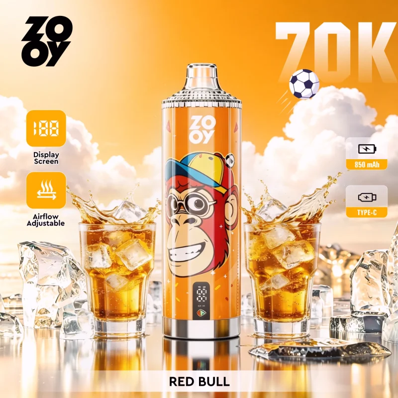 ZOOY Crystal 70k 70000 Puffar Engångsvape - Red Bull