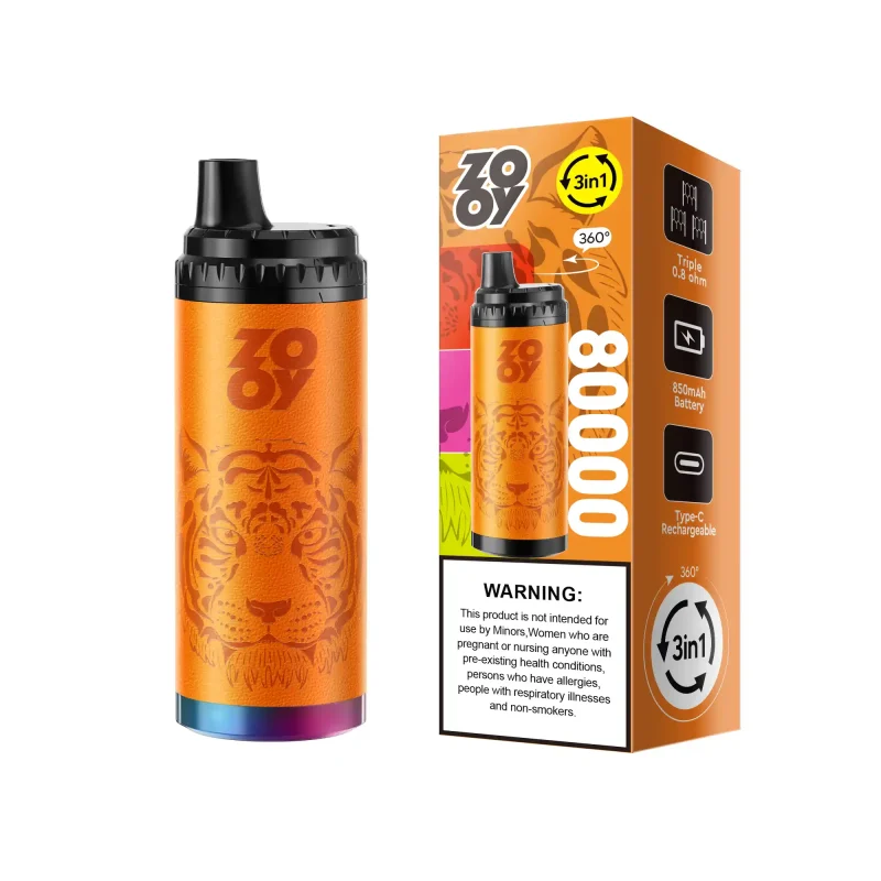 ZOOY King Triple 80000 80K Puffar Engångsvape (1)