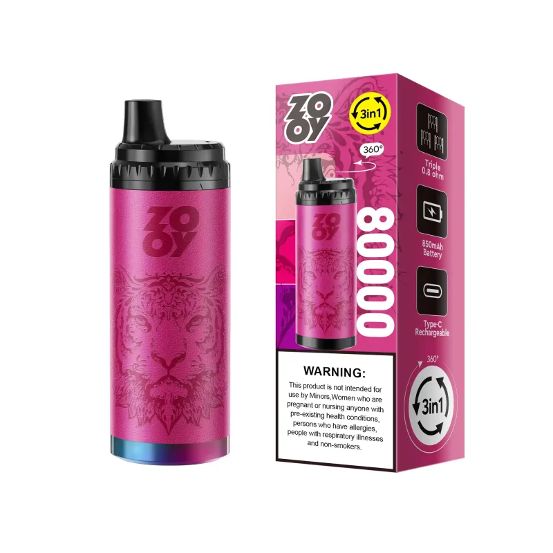 ZOOY King Triple 80000 80K Puffar Engångsvape (3)
