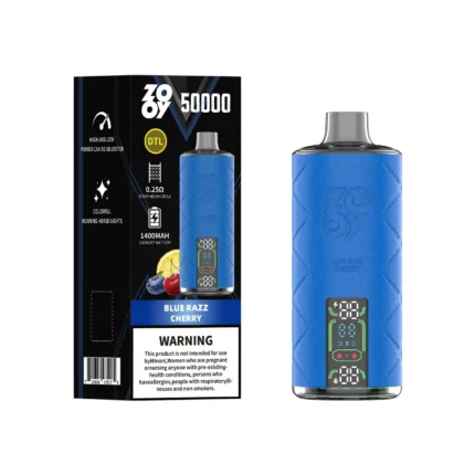 ZOOY Shisha 50k 50000 Puffar Engångsvape - Blue Razz Cherry