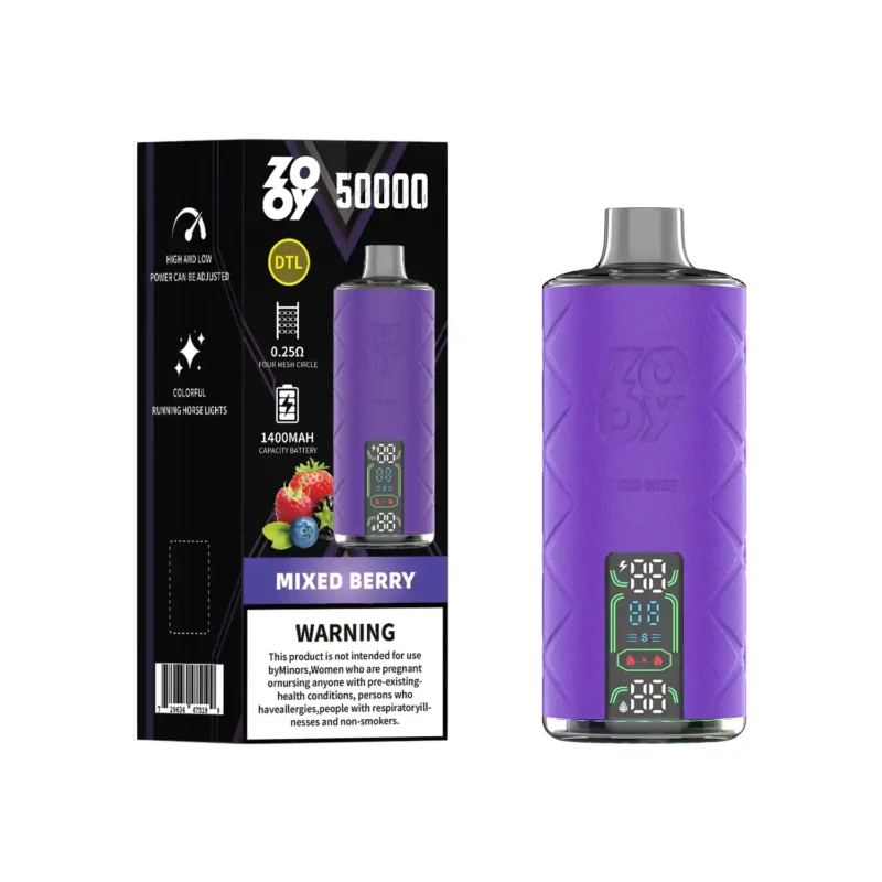 ZOOY Shisha 50k 50000 Puffar Engångsvape - Mixed Berry