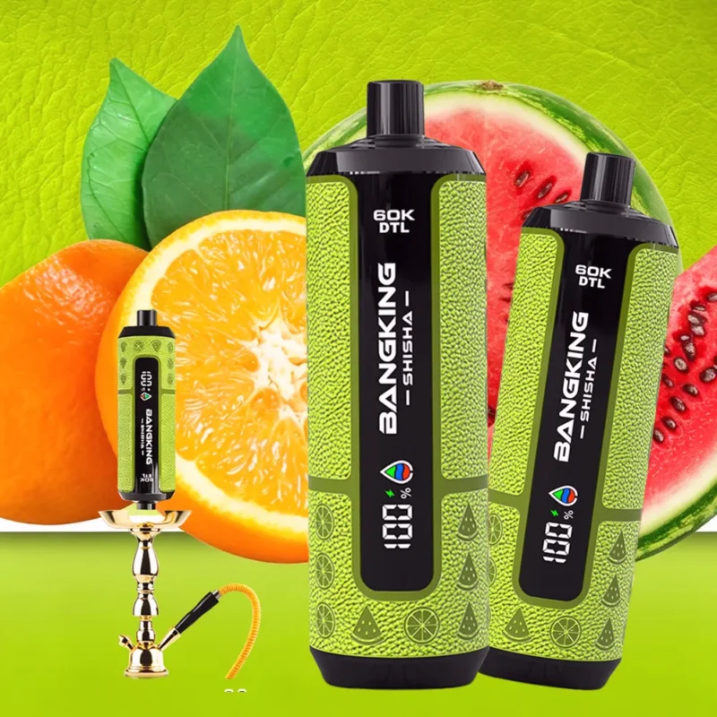 Bang King Shisha 60000 60k Puffar Engångsvape-watermelon-lime