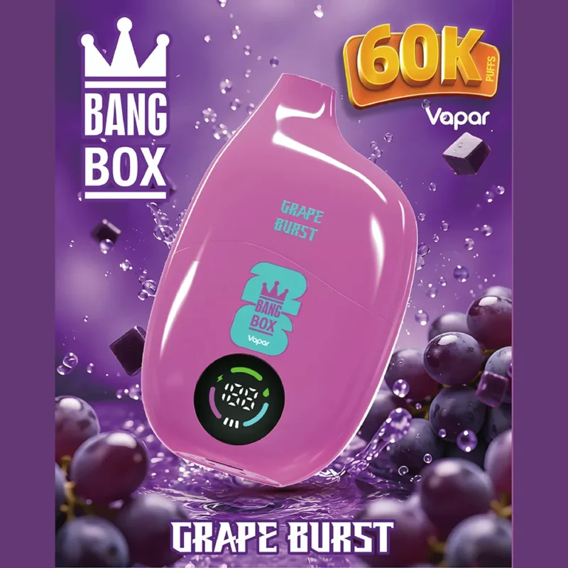 Bang box 60000 60k Puffs Engångsvape-grape-burst