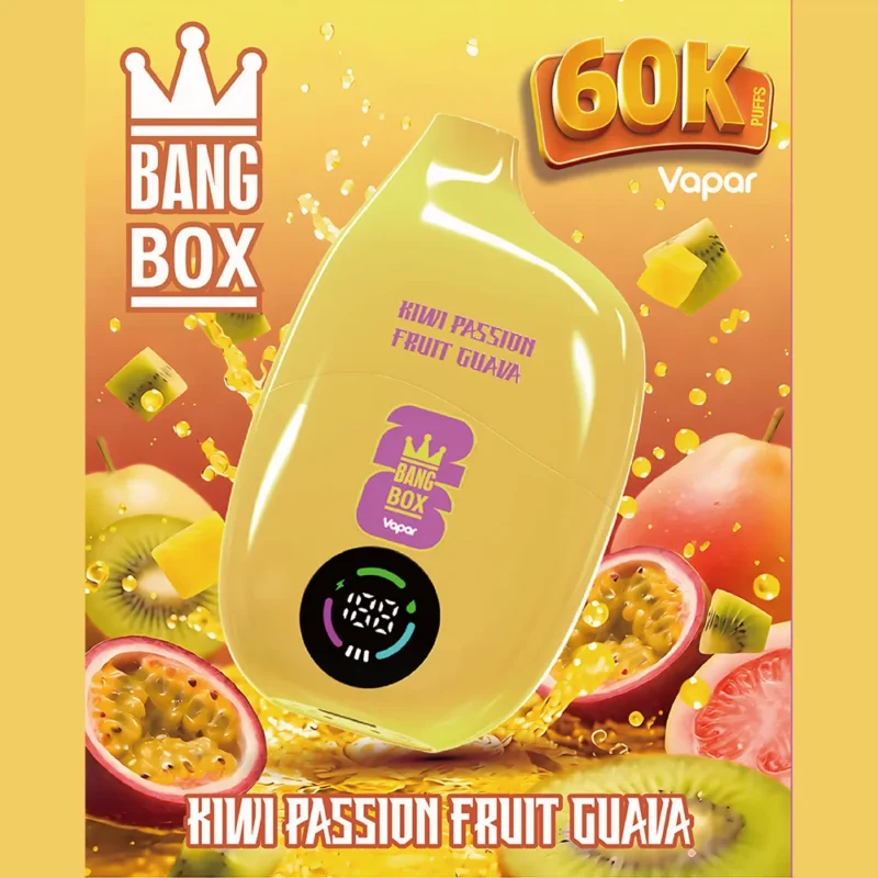 Bang box 60000 60k Puffs Engångsvape-kiwi-passion-fruit-guava