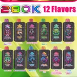 QQ Bang 280K Puffs Engångsvape-flavor-list