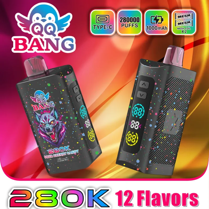 QQ Bang 280K Puffs Engångsvape-sour-cherry-candy