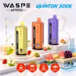 WASPE 10 in 1 Quinton 500K 500000 Puffar Engångsvape (2)
