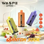 WASPE 10 in 1 Quinton 500K 500000 Puffar Engångsvape (5)