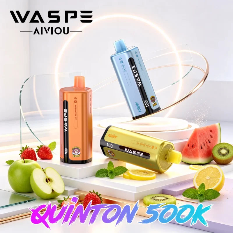 WASPE 10 in 1 Quinton 500K 500000 Puffar Engångsvape