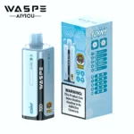 WASPE 500K Puffar Engångsvape-Blueberry Ice & Red Bull Ice & Strawberry Watermelon &Strawberry Raspberry Cherry & Cola Ice