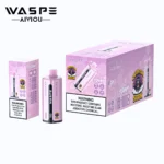 WASPE 500K Puffar Engångsvape-Pink Lemon Mint & Love 666 & Strawberry RaspberryBerries & Cola Ice Cherry & Watermelon Lime & Monster Cherries (2)