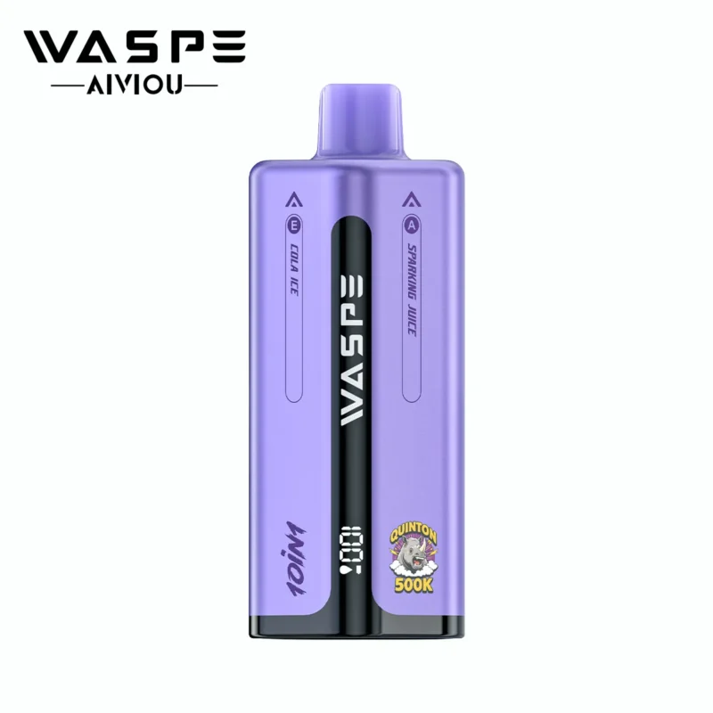 WASPE 500K Puffar Engångsvape-Sparking Juice & Grape Ice & Orange Soda & Mixed Berries & Cola Ice (3)