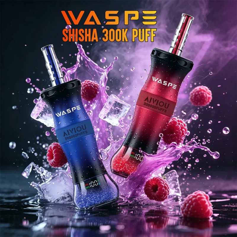 WASPE Shisha Hookah 300K 300000 Puffar Engångsvape (3)
