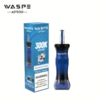 WASPE Shisha Hookah 300K 300000 Puffar Engångsvape-Blue Razz Lemon (2)