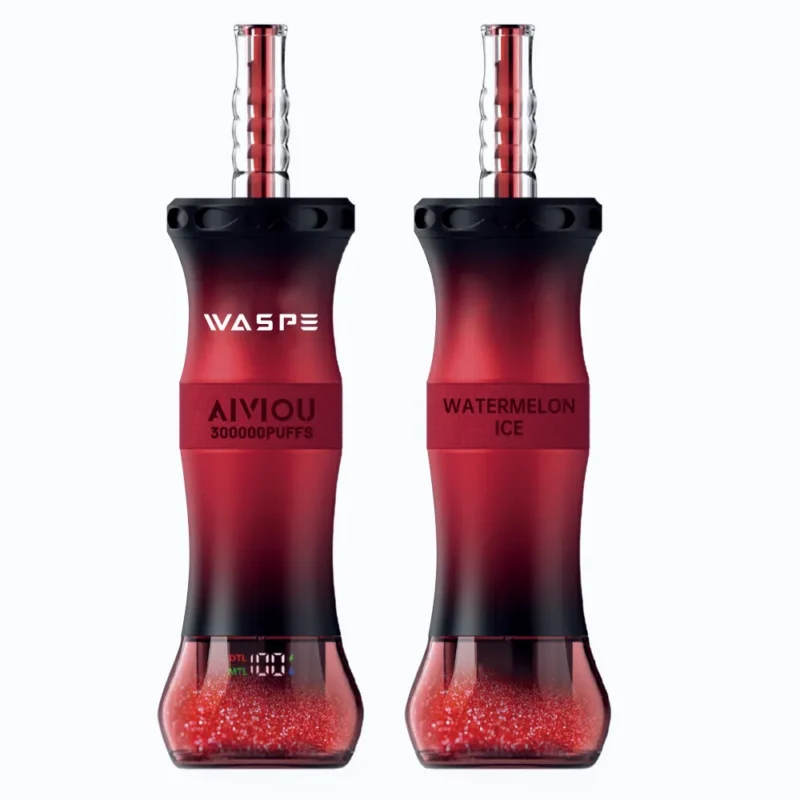 WASPE Shisha Hookah 300K 300000 Puffar Engångsvape-Watermelon Ice