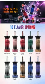 WASPE Shisha Hookah 300K 300000 Puffar Engångsvape flavors list