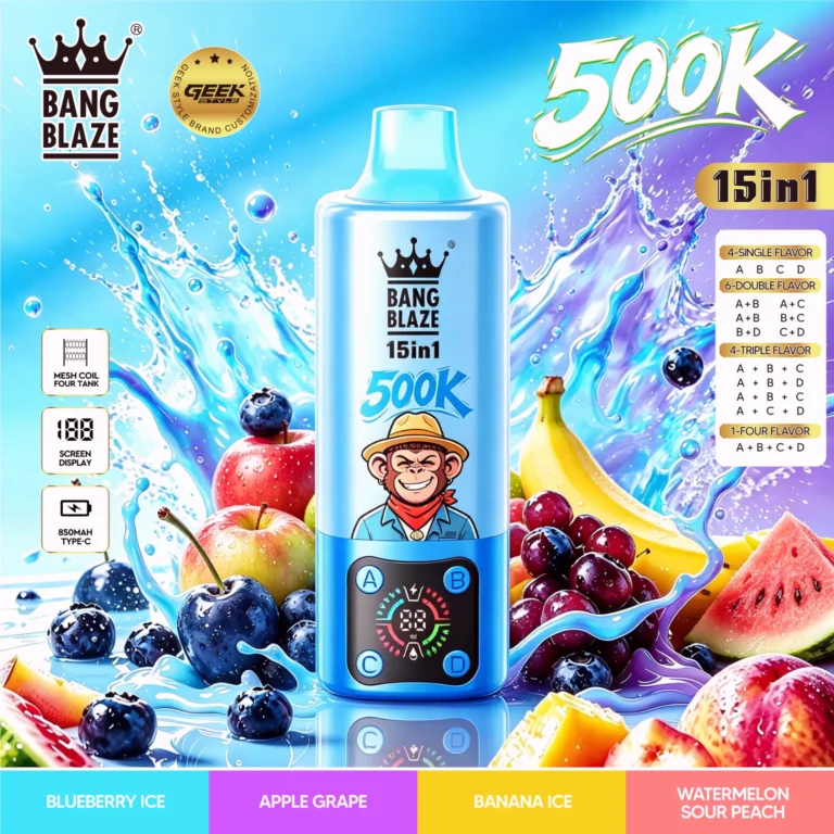 sevape-bang-blaze-500k-15-i-1-grupp-01-blabar-is-apple-druva-banan-is-vattenmelon-sur-persika-smakbild