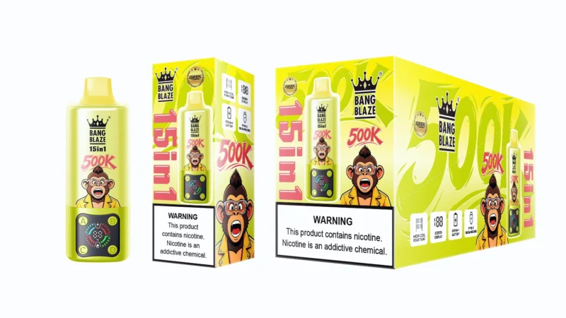 sevape-bang-blaze-500k-15-i-1-grupp-10-jordgubb-vattenmelon-kiwi-passionsfrukt-guava-svala-bar-persika-mango-vattenmelon-produkt-och-forpackning