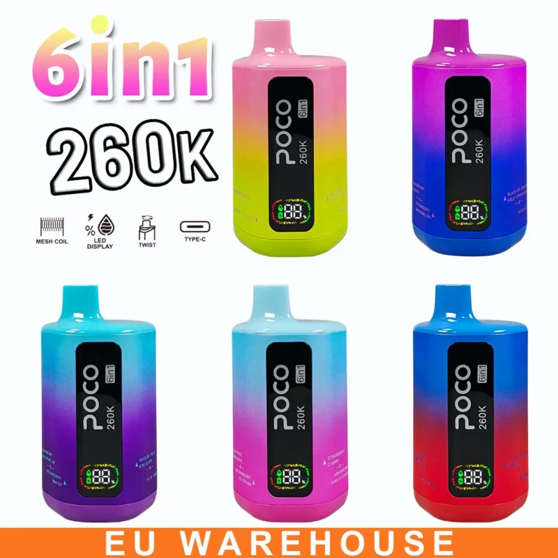 sevape-poco-6-in-1-260k-puffar-engangsvape-eu-lager-produktbild-6