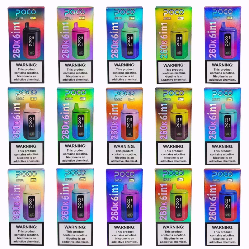 sevape-poco-6-in-1-260k-puffar-engangsvape-produktgalleri-1