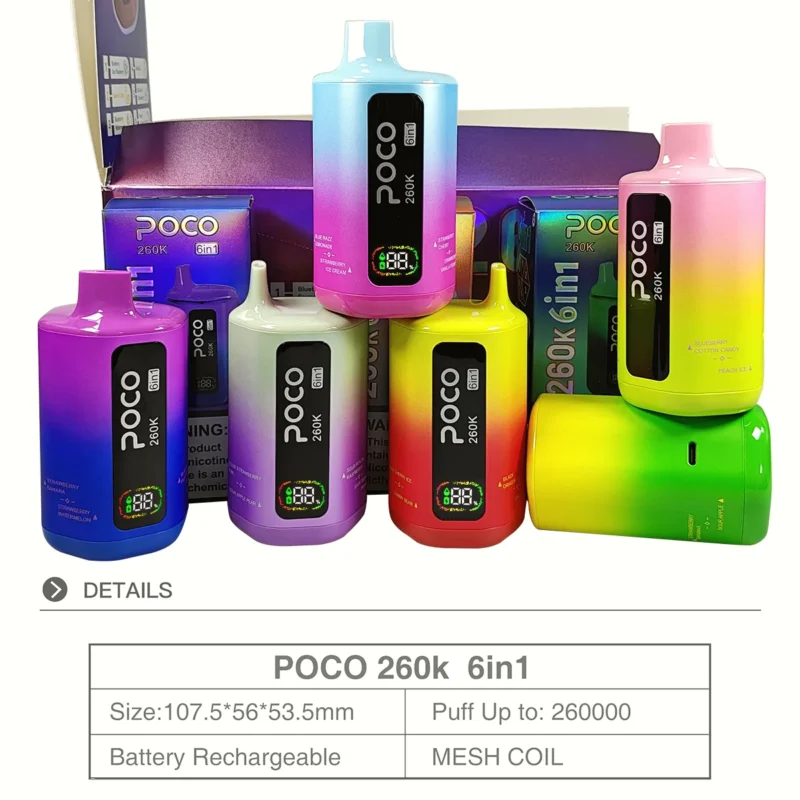 sevape-poco-6-in-1-260k-puffar-engangsvape-produktgalleri-11