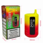 sevape-poco-6-in-1-260k-puffar-engangsvape-produktgalleri-5