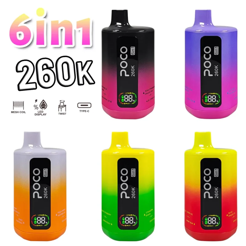sevape-poco-6-in-1-260k-puffar-engangsvape-produktgalleri-7