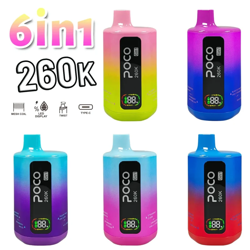 sevape-poco-6-in-1-260k-puffar-engangsvape-produktgalleri-8