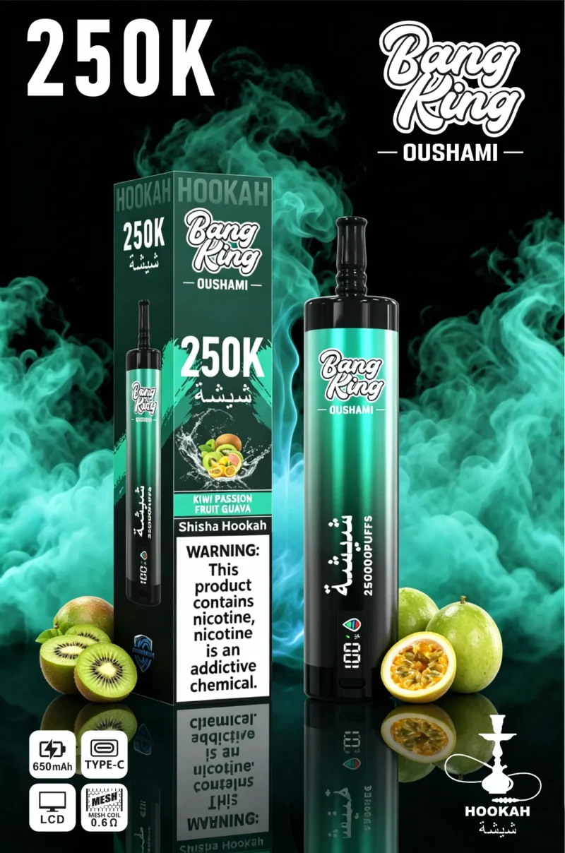 sevape-bang-king-oushami-shisha-hookah-250000-puffar-kiwi-passionsfrukt-guava-smakbild-002