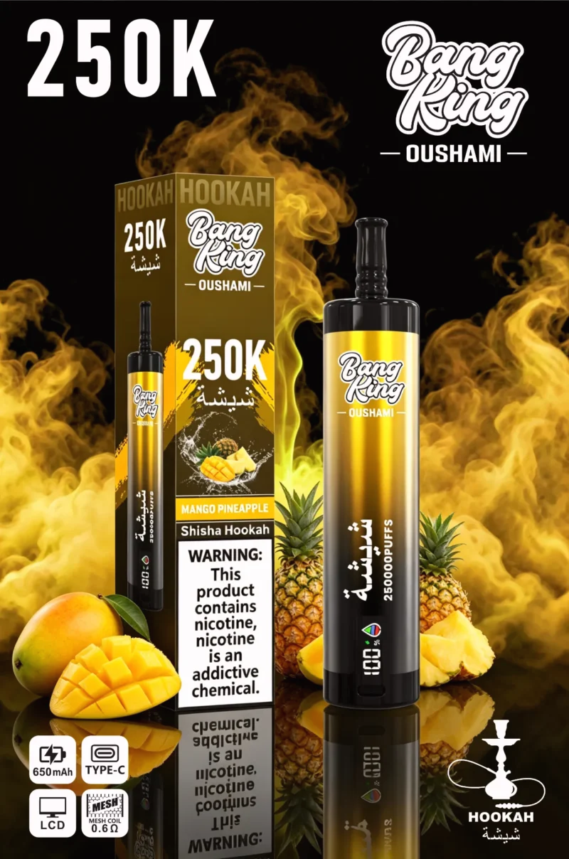 Bang King Oushami Shisha Hookah 250K – upp till 250 000 puffar - Bild 6